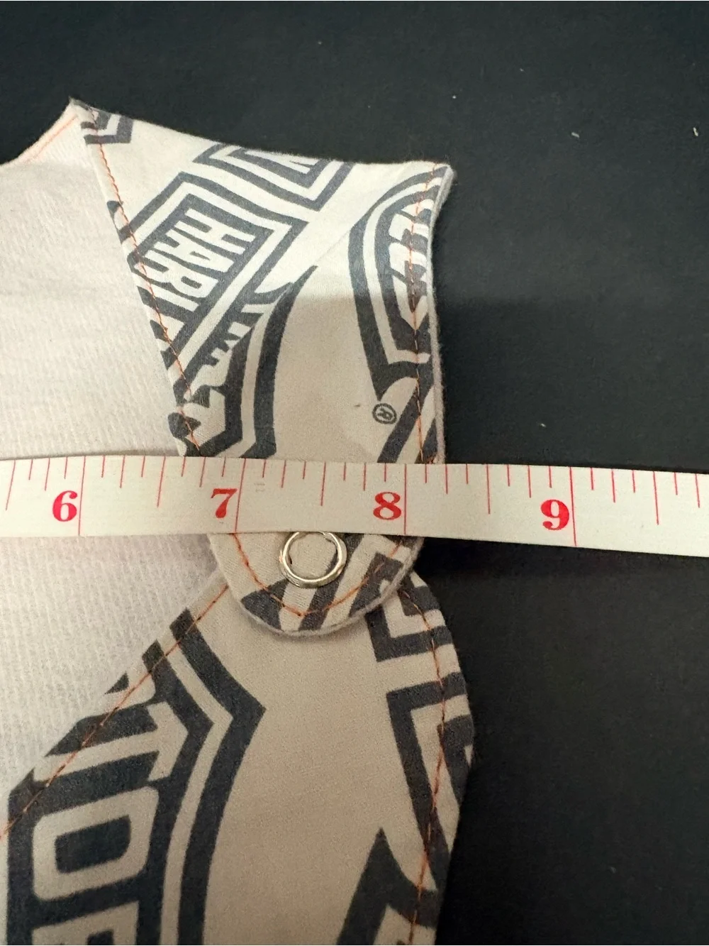 Harley-Davidson Black & White Logo Dog Bandana Scarf